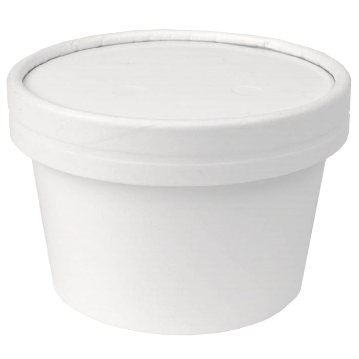 UNIQIFY® 8 oz Ice Cream To Go Containers With Non-Vented Lids