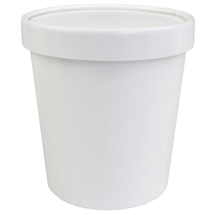 Pint 16 oz Premium Ice Cream To Go Containers With Non-Vented Lids