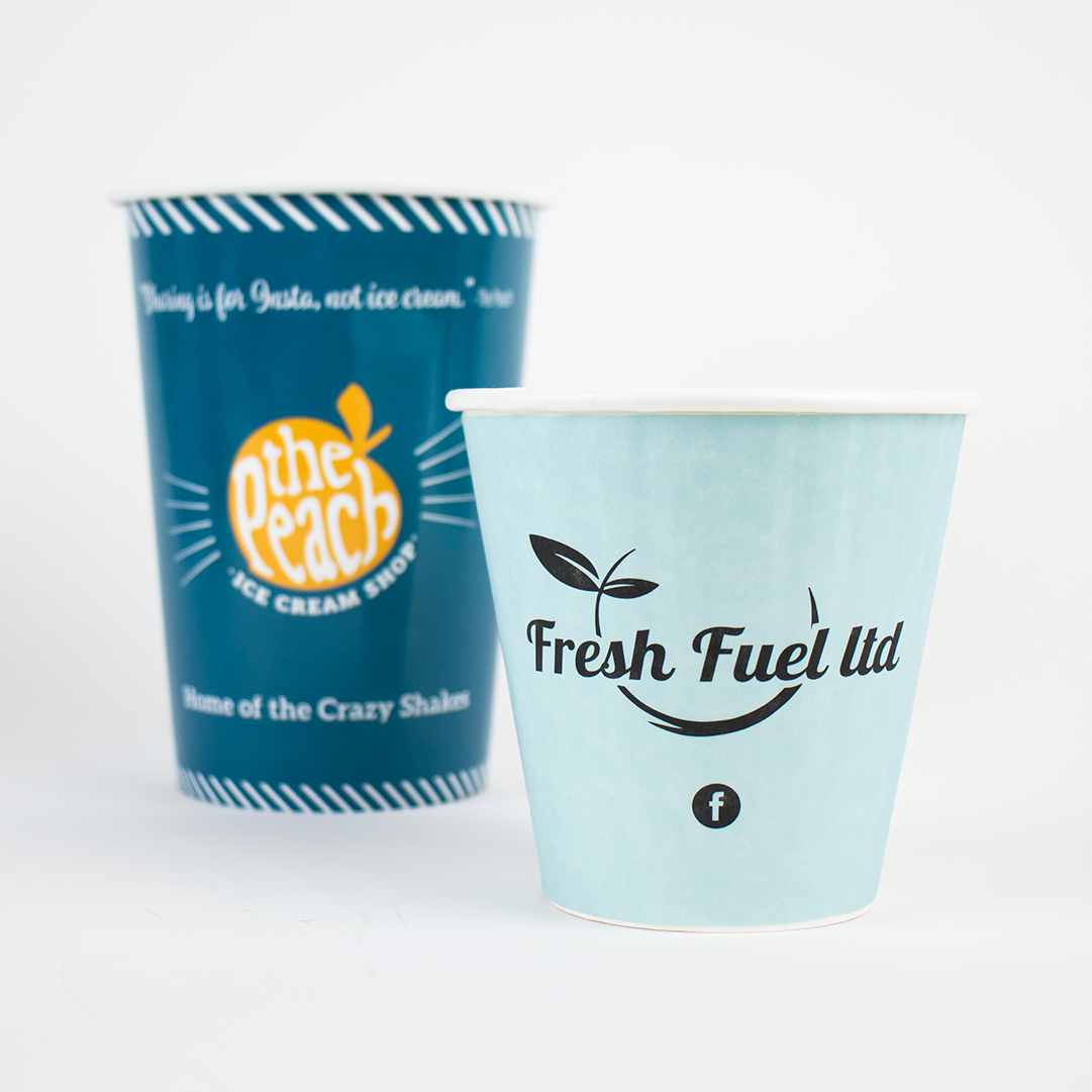 Custom Printed Premium Paper Drink Cups