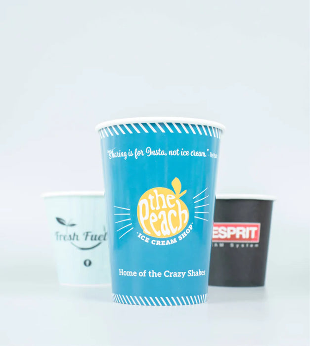 Custom Printed Premium Paper Drink Cups