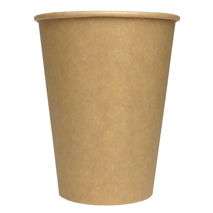 UNIQ® 12 oz Kraft Single Wall Paper Hot Cups