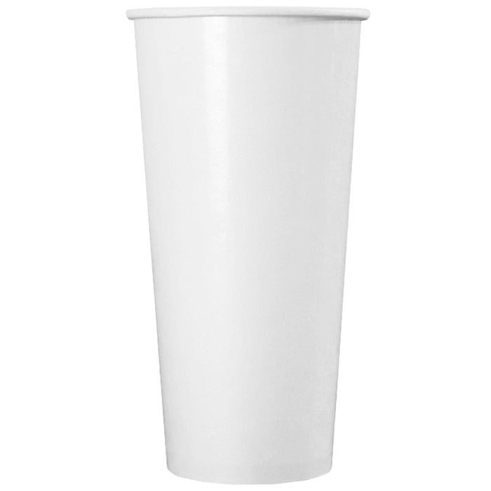 UNIQ® 22 oz White Paper Drink Cups