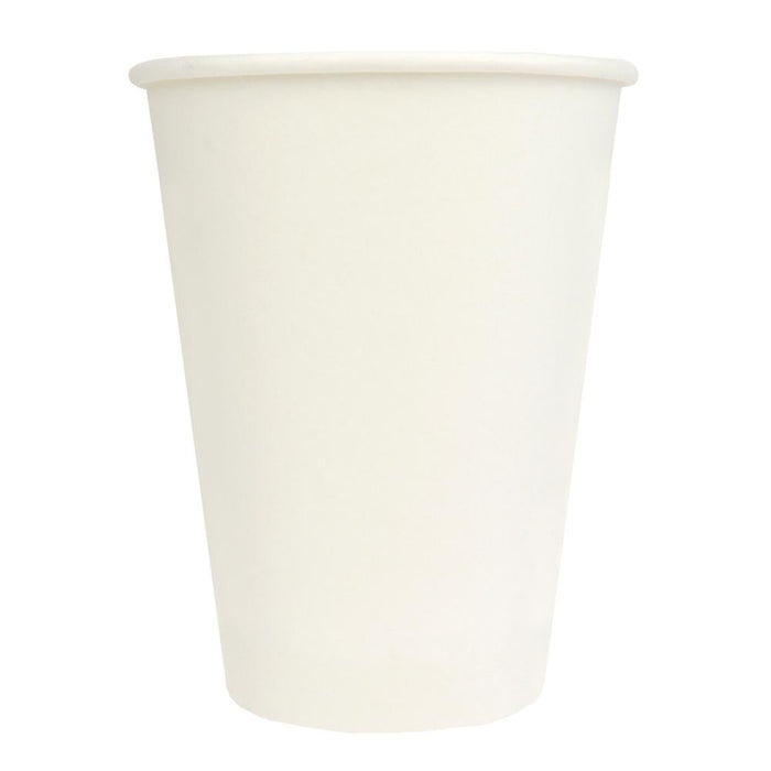 UNIQ® 8 oz White Single Wall Paper Hot Cups