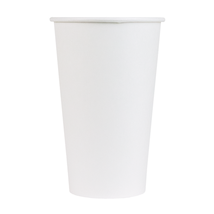 UNIQ® 16 oz White Single Wall Paper Hot Cups