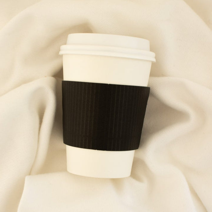 UNIQ® Black Hot Cup Sleeves - 10/12/16 oz